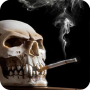 icon Smoking Skull Live Wallpaper para Motorola Moto G6 Plus