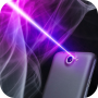 icon Laser 3D Simulator. Smoke