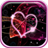 icon Neon Hearts Live Wallpaper 2.5