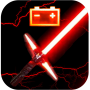 icon Lightsaber Wars Battery Widget - Force of Stars para Wiko View