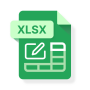 icon Edit XLSX Spreadsheets Reader para bq BQ-5007L Iron