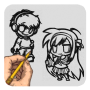 icon How To Draw Manga para Samsung Galaxy Note 10.1 N8000