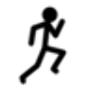 icon Stickman run para Samsung Galaxy Pop Plus S5570i