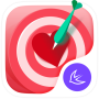 icon Valentine red heart theme para Samsung Galaxy S5 mini