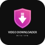 icon Video Downloader With VPN