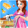 icon Pregnant Mom Food Shopping para amazon Fire HD 10 (2017)