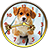 icon Sweet Puppy Analog Clock 2.2