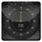 icon Abstract Black Analog Clock 1.2