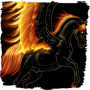 icon Black pegasus