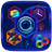 icon Neon Blue GO Launcher 1.184.1.102