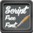 icon Script Font Style 7.0