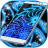 icon Blue Neon Color Keyboard 1.279.13.87