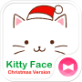 icon Kitty Face Christmas Version