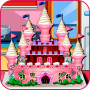 icon Princess castle cake cooking