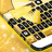 icon Neon Gold Keyboard Theme 1.279.13.95