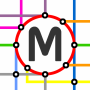 icon Barcelona Metro Rail Map