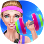 icon Gym Girl: Fitness Beauty Salon para Samsung Galaxy S II LTE I9210