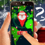 icon Santa tracker map radar Where is Santa claus