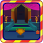 icon blue pillars escape