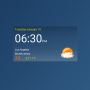 icon Digital clock weather theme 1